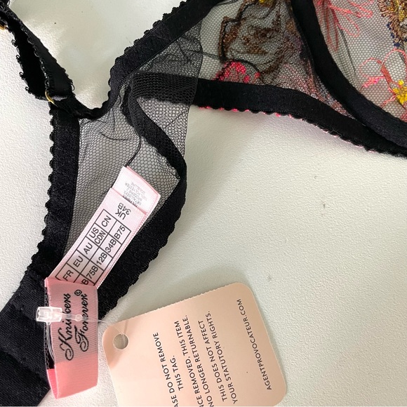 NWT Agent Provocateur Zuri Black Multicolor Set - Picture 6 of 9